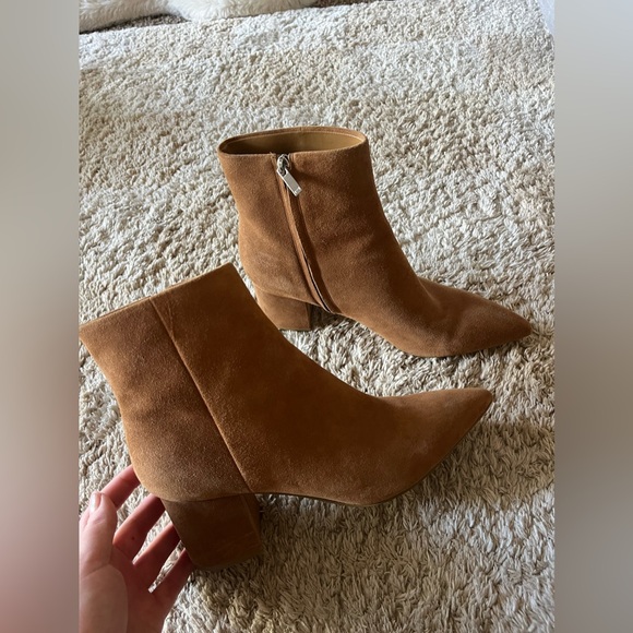 Marc Fisher brown booties size 9 - Picture 1 of 4